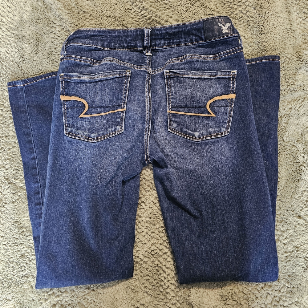 American Eagle Outfitters Dark Blue Skinny Jeans